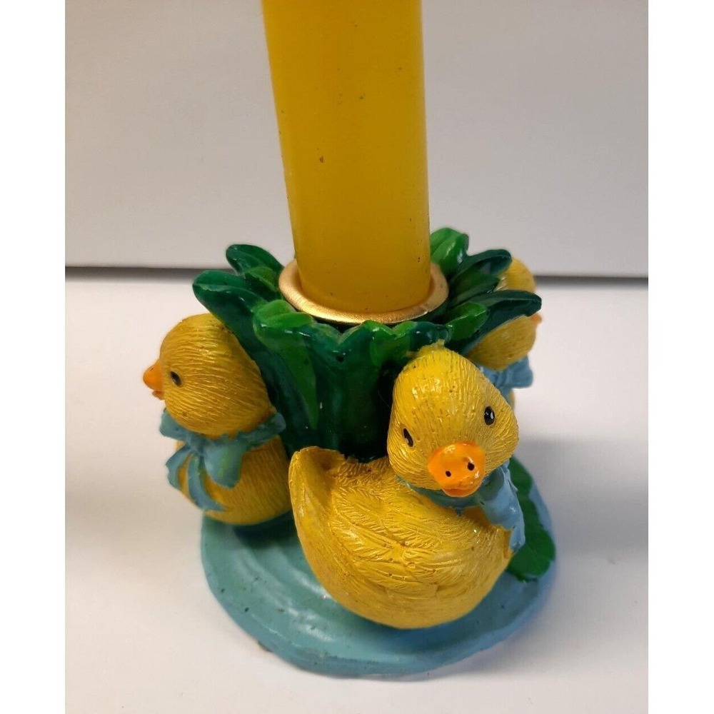 Hermitage Pottery Easter Chic Candle Holders w/ Candles Yankee Candle Tea Light
